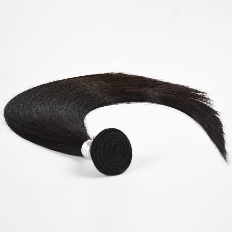 Wolf king straight wave 1 bundle natural color virgin human hair weft