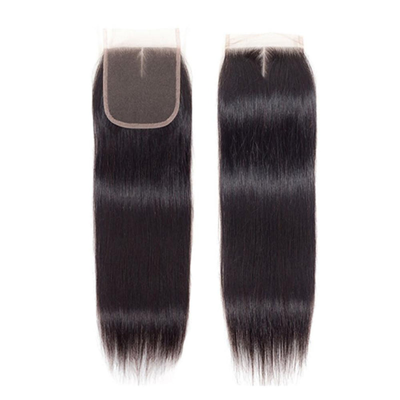 Wolf king straight wave 5*5 HD transparent lace closure