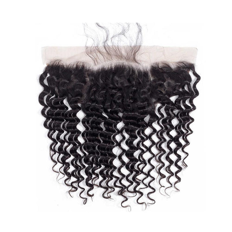 Wolf king deep wave 13*4 HD transparent lace frontal