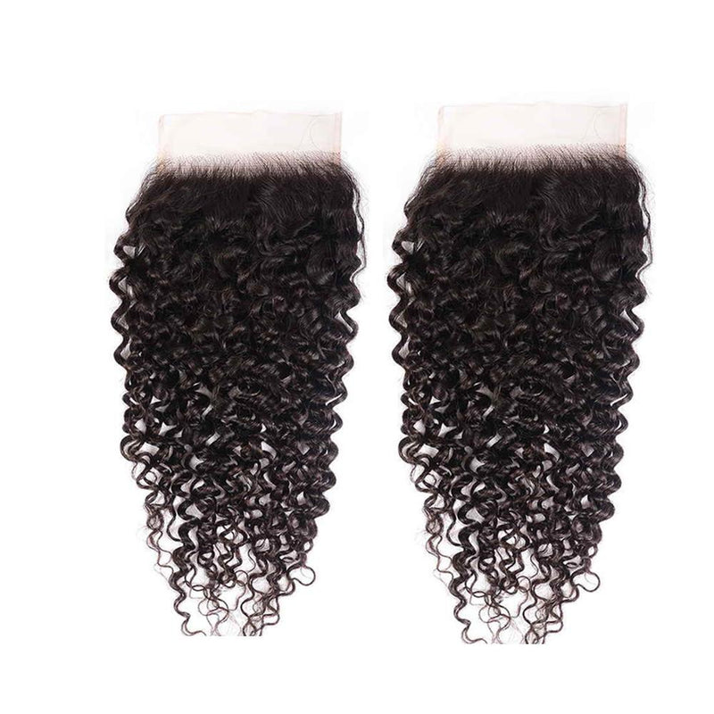 Wolf king curly 5*5 HD transparent lace closure