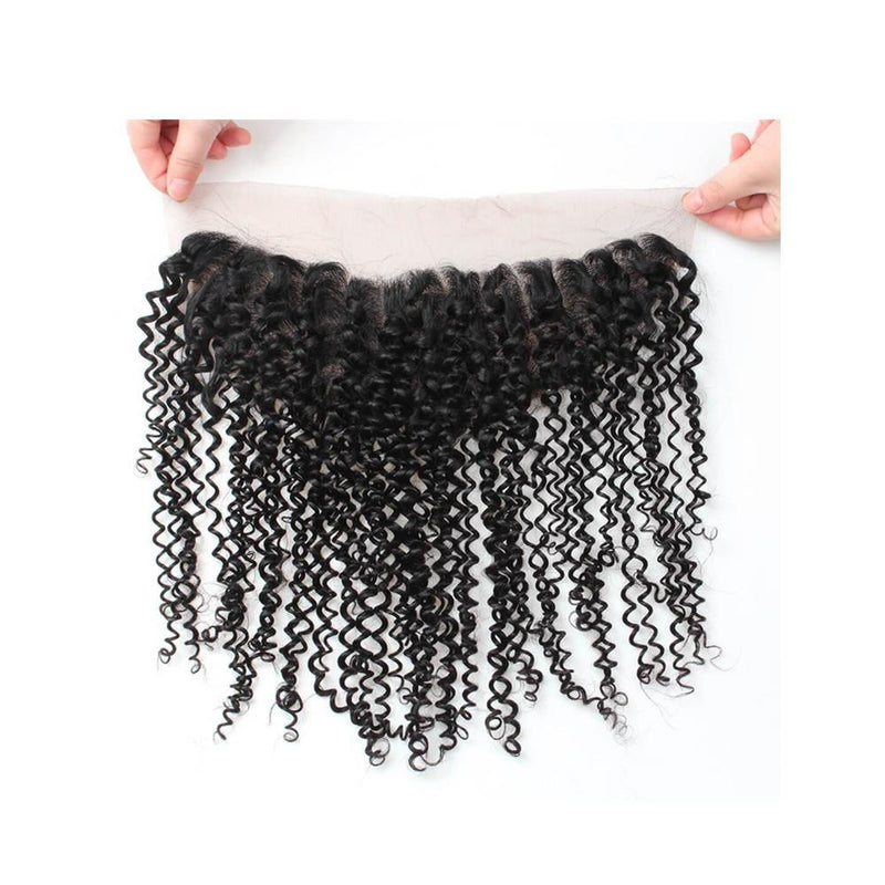 Wolf king curly 13*6 HD transparent lace frontal