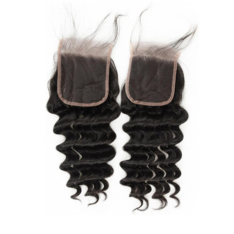 Wolf king loose wave 4*4 HD transparent lace closure