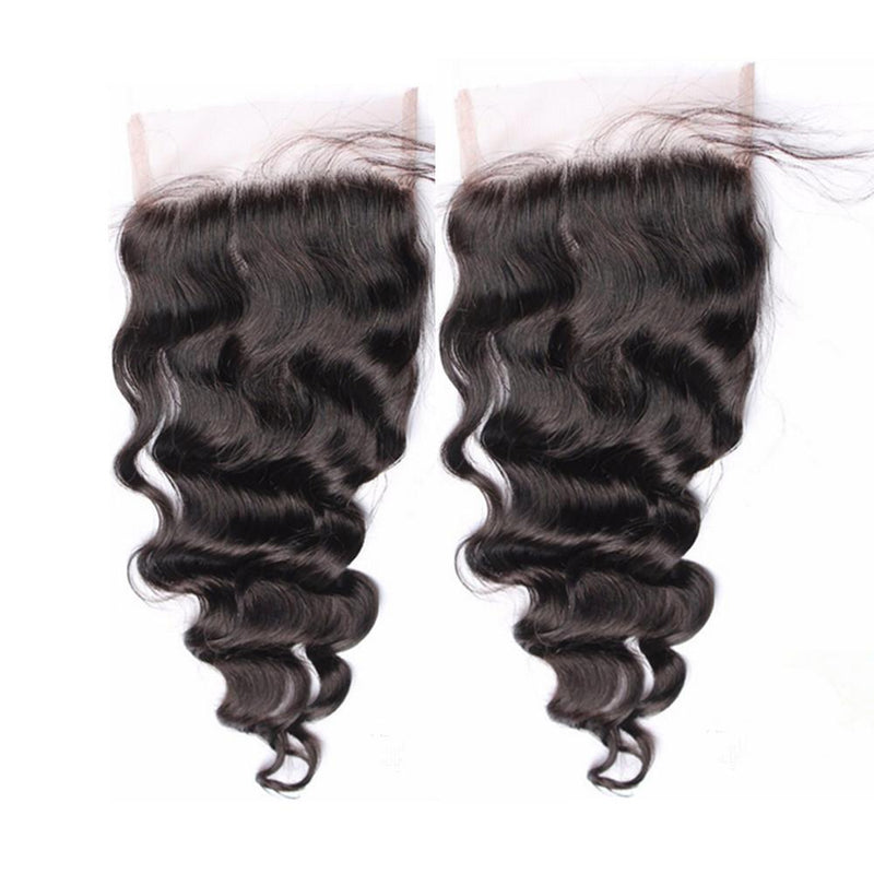 Wolf king loose wave 5*5 HD transparent lace closure