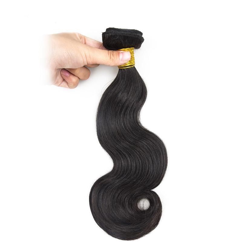 Wolf king body wave 1 bundle natural color virgin human hair weft