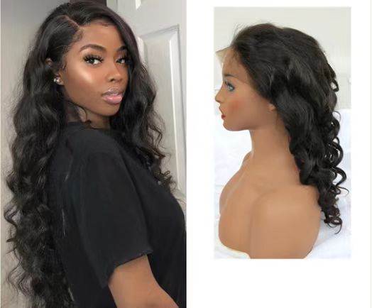 24inch,loose wave,180ï¼?density,hd transparent lace,13*4 full frontal lace wig,total 1pc